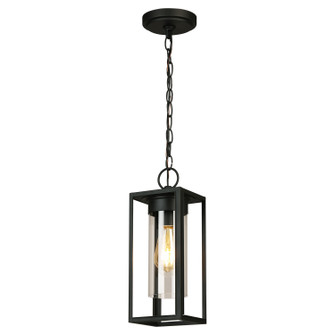 Walker Hill One Light Outdoor Pendant in Matte Black (217|203664A)