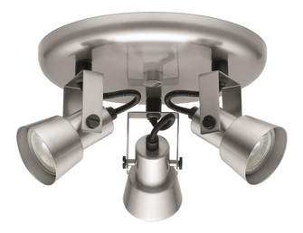 Trillo Three Light Ceiling Track Light in Matte Nickel (217|203222A)