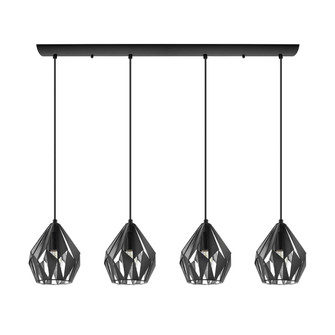 Carlton Four Light Pendant in Black (217|202039A)