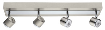 Pierino LED Fixed Track Light in Satin Nickel & Chrome (217|201735A)