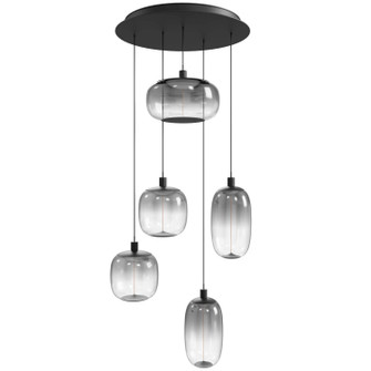 Monaco One Light Pendant in Black (192|HF9175-BK)