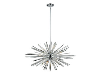 Palisades Ave. Eight Light Chandelier in Chrome w/Clear Glass (192|HF8202-CH)