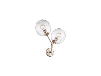 Fairfax Ave. Two Light Wall Sconce in Brushed Brass (192|HF8082-BB)