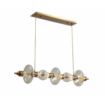 Avra LED Linear Pendant in Aged Brass (192|HF7977-AB)