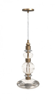 Avra LED Pendant in Aged Brass (192|HF7901-AB)