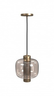Cosmopolitan LED Pendant in Aged Brass (192|HF7812-AB)