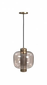 Cosmopolitan LED Pendant in Aged Brass (192|HF7810-AB)