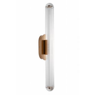 Nautilus LED Wall Sconce in Aged Brass (192|HF7315-AB)