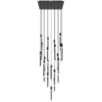 Alpine LED Pendant in Black Jade Glass (192|HF5431-BLK-JAD)