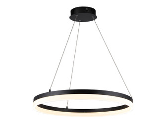 Circa Led LED Pendant in Black (192|HF5027-BK)