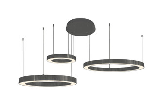 Aria LED Chandelier in Polished Black Gunmetal Chrome (192|HF4443-BK)
