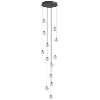 Beluga LED Pendant in Black (192|HF3913-BK)