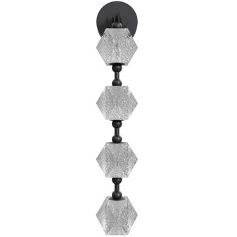 Beluga LED Wall Sconce in Black (192|HF3904-BK)