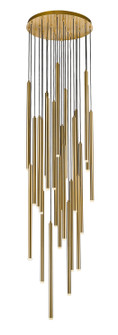 Filmore Ave. LED Chandelier in Aged Brass (192|HF2800-AB)
