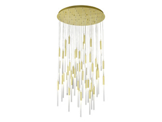 Main St. LED Pendant in Brushed Brass (192|HF2051-FR-BB)
