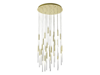 Main St. LED Pendant in Brushed Brass (192|HF2031-FR-BB)