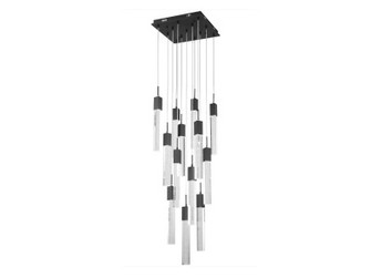 The Original Glacier LED Pendant in Black (192|HF1905-13-GL-BK)