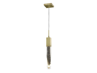 Aspen LED Pendant in Brushed Brass (192|HF1901-1-AP-BB)
