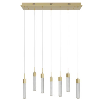 Boa LED Pendant in Brushed Brass (192|HF1900-7-BOA-BB)