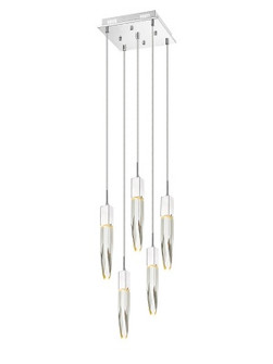 Aspen LED Pendant in Polished Chrome (192|HF1900-5-AP-CH-C)