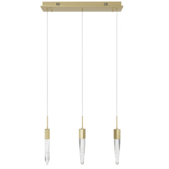 Aspen LED Pendant in Brushed Brass (192|HF1900-3-AP-BB)