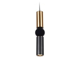 Cicada LED Pendant in Brushed Brass And Black (192|HF1091-BB-BK)