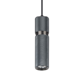 Cicada LED Pendant in Knurled Dark Grey With Pewter (192|HF1073-LDG)