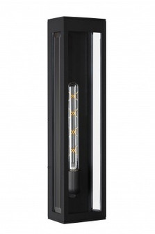 Avenue Outdoor One Light Outdoor Wall Sconce in Black (192|AV9907-BLK)