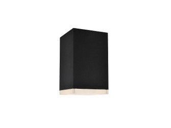 Avenue Outdoor LED Outdoor Flushmount in Black (192|AV9888-BLK)