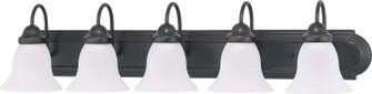 Ballerina Five Light Vanity in Mahogany Bronze (72|60-3164)