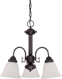 Ballerina Three Light Chandelier in Mahogany Bronze (72|60-3142)