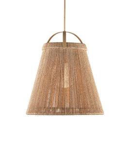 Parnell One Light Pendant in Natural / Frosted White / Beige (142|9000-1303)