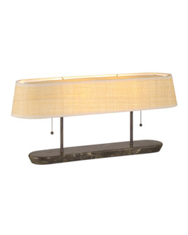 Museum Desk Lamp Two Light Table Lamp in Dark Bronze / Brown (142|6000-1017)