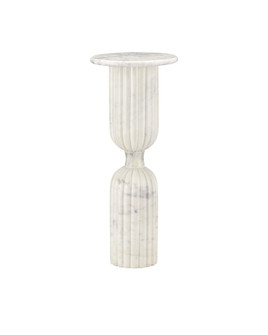 Passementerie White Marble Drinks Table Drinks Table in Natural White (142|3000-0323)