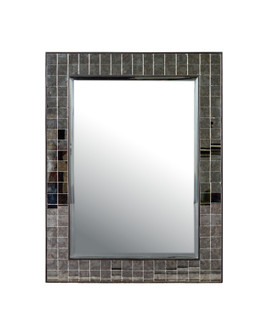 Mosaico Mirror in Ebony / Antique Mirror (142|1000-0166)