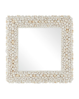 Piddock Square Mirror Mirror in White (142|1000-0164)