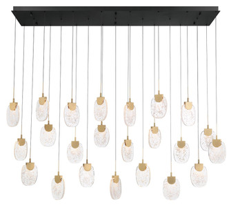 Castelo LED Chandelier in Matte Black (541|12296-02)