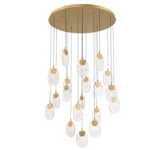 Castelo LED Chandelier in Painted Antique Brass (541|12290-030)
