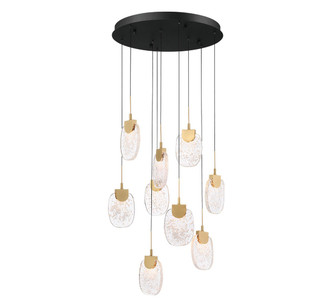 Castelo LED Chandelier in Matte Black (541|12289-02)