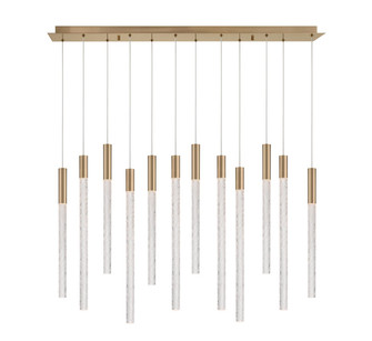 Gravina LED Chandelier in Brushed Brass (541|12275-037)