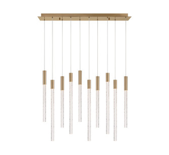 Gravina LED Chandelier in Brushed Brass (541|12274-037)