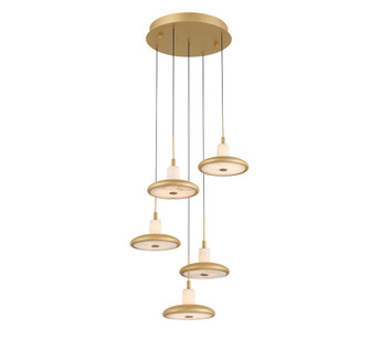 Mantova LED Chandelier in Painted Antique Brass (541|12268-030)