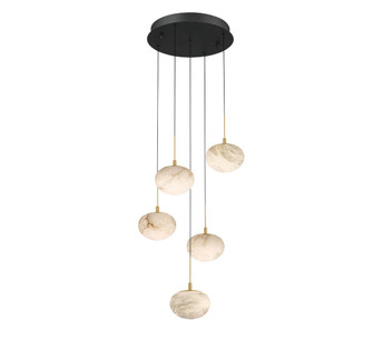 Calcolo LED Chandelier in Matte black (541|12262-02)