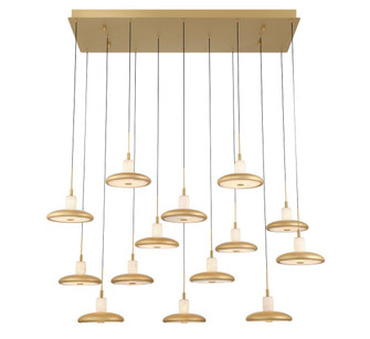 Mantova LED Chandelier in Painted Antique Brass (541|12259-030)