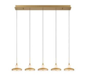 Mantova LED Chandelier in Painted Antique Brass (541|12257-030)