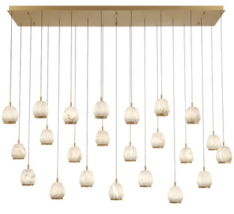 Lucidata LED Chandelier in Painted Antique Brass (541|12251-030)