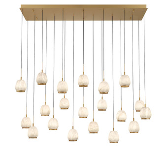 Lucidata LED Chandelier in Painted Antique Brass (541|12250-030)