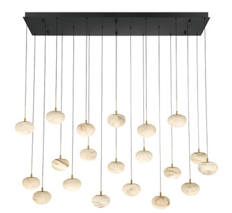 Calcolo LED Chandelier in Matte Black (541|12247-02)