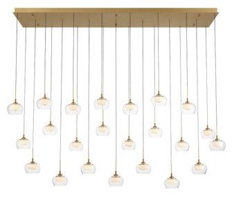 Manarola LED Chandelier in Painted Antique Brass (541|12245-030)