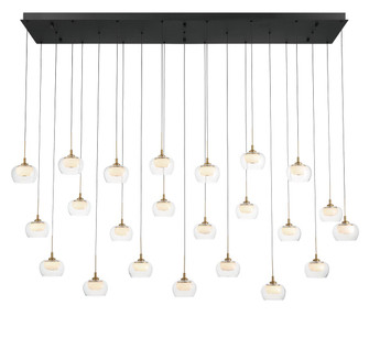 Manarola LED Chandelier in Matte Black (541|12245-02)